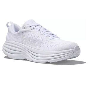 HOKA Women's Bondi 8 Running Shoes - White, Medium/B
